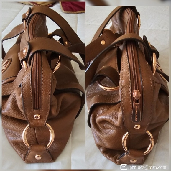 Michael Kors Fulton Leather Satchel - Picture 5 of 6